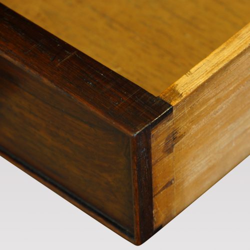 William IV rosewood small library table drawer dovetails