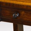 William IV rosewood small library table knob handle