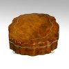 Antique French shaped walnut box side