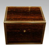 Antique coromandel fitted box