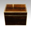 Antique coromandel fitted box rear