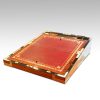 Antique kingwood writing slope open