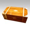 Antique kingwood writing slope top