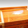 Antique kingwood writing slope with book rest