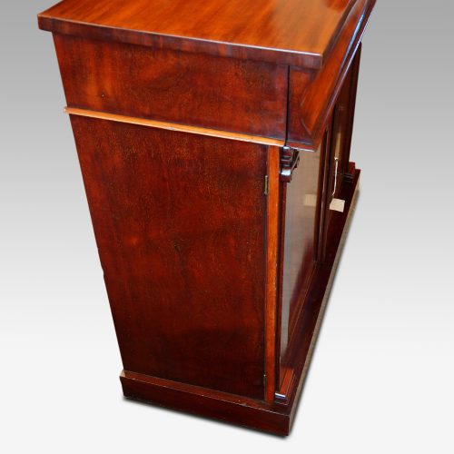 Antique mahogany chiffonier sideboard side view
