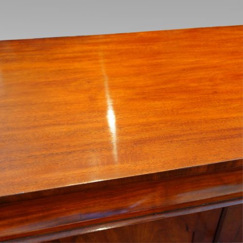 Antique mahogany chiffonier sideboard top view