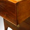Antique mahogany linen press dovetail
