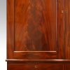 Antique mahogany linen press panel