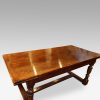 Custom made oak refectory dining table top