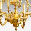 Edwardian double height chandelier detail