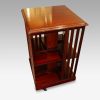 Edwardian mahogany bookcase revolving