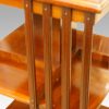 Edwardian mahogany revolving bookcase slats