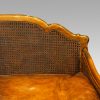 Edwardian walnut bergere sofa top-rail