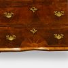 George I walnut chest on chest sunburst
