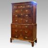 George I walnut chest on chest,1