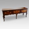 George III oak cross banded dresser base, 1