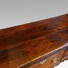 George III oak cross banded dresser base top detail