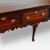 George III oak cross banded dresser base,central leg