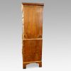 Georgian walnut chest on chest side view