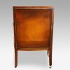 Pair of 19thc mahogany reading chairs rear