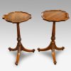Pair of Edwardian mahogany wine tables