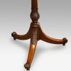 Pair of Edwardian mahogany wine tables base