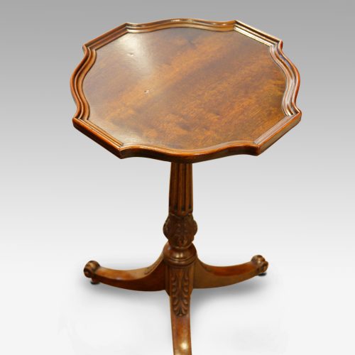 Pair of Edwardian mahogany wine tables single table