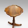 Pair of Edwardian mahogany wine tables top
