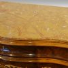 Pair of Italian commodes top detail
