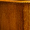 Pair of walnut small chests side detail