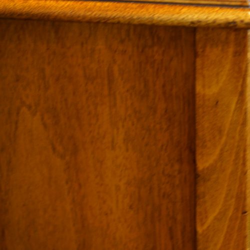 Pair of walnut small chests side detail