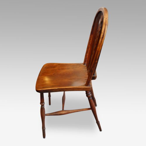 Set of 12 antique Thames Valley Windsor chairs side view
