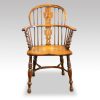 Set of 4 Yew wood Windsor chairs,2