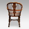 Set of 4 Yew wood Windsor chairs,9