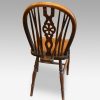 Set of 8 antique Windsor chairs rear view