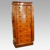 Victorian large Wellington chest bar open