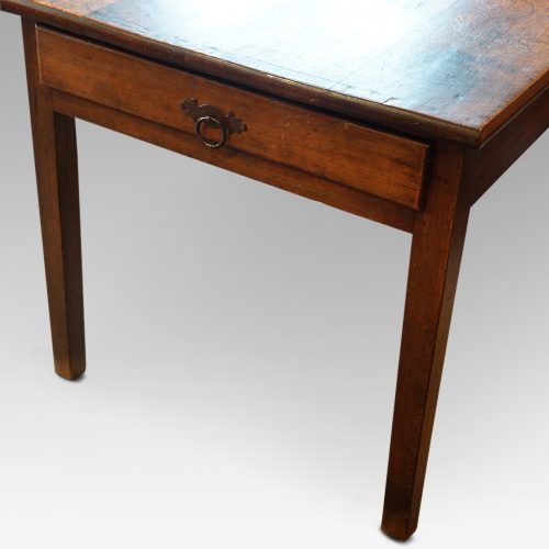 Victorian oak kitchen table drawer