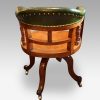 Victorian walnut revolving desk chair rear view
