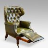 William IV leather reclining patent chair
