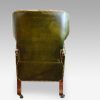 William IV leather reclining patent chair rear view