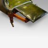 William IV leather reclining patent chair rest