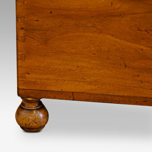 Camphor wood ottoman turned foot