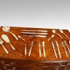 Walnut 12 sitting canteen of cutlery showing selectio