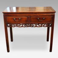 Chinese hardwood sidetable