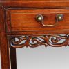 Chinese hardwood sidetable carving detail
