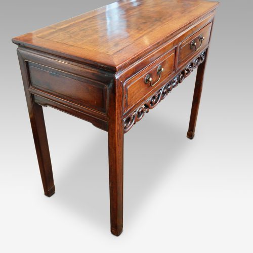 Chinese hardwood sidetable side
