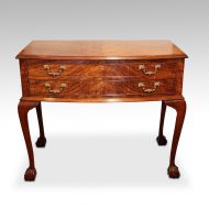 1930's walnut table canteen of cutlery drawers closed
