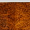 1930's walnut table canteen of cutlery drawers closed top detail