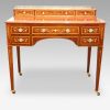 Edwardian inlaid writing table front
