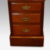 Edwardian mahogany pedestal desk 153cms wide detail drawers